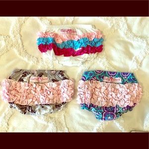 3 Rufflebutts 6-12mo